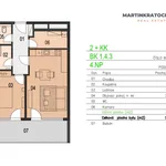 Pronajměte si 2 ložnic/e byt o rozloze 53 m² v Prague