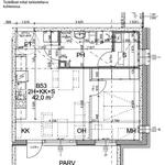 Vuokraa 2 makuuhuoneen asunto, 42 m² paikassa Oulu