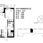 Rent 2 bedroom apartment of 49 m² in Lahti