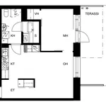 Rent 2 bedroom apartment of 47 m² in Vantaa