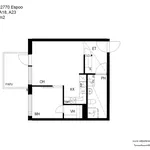 Rent 2 bedroom apartment of 44 m² in Espoo