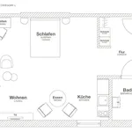 Miete 1 Schlafzimmer wohnung von 45 m² in Wolfsburg