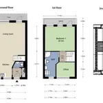 Huur 3 slaapkamer huis van 120 m² in Amsterdam