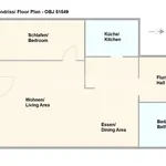 Miete 1 Schlafzimmer wohnung von 51 m² in Hamburg