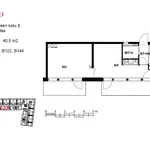 Rent 2 bedroom apartment of 40 m² in Vantaa