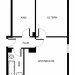 Miete 2 Schlafzimmer wohnung von 50 m² in Gelsenkirchen