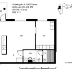 Vuokraa 2 makuuhuoneen asunto, 57 m² paikassa Asola,