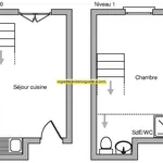 Appartement de 26 m² avec 2 chambre(s) en location à Argel