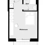 Miete 1 Schlafzimmer wohnung von 23 m² in Berlin