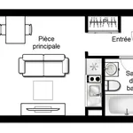 Appartement de 19 m² avec 1 chambre(s) en location à Metz