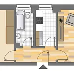 Miete 2 Schlafzimmer wohnung von 40 m² in Gelsenkirchen