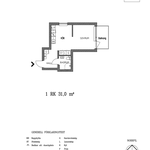 Rent 1 rooms apartment of 31 m², in Gävle