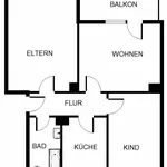 Miete 3 Schlafzimmer wohnung von 57 m² in Gelsenkirchen