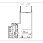 2 bedroom apartment of 592 sq. ft in Sherbrooke