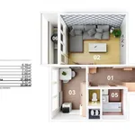 Rent 1 bedroom apartment in Kolín