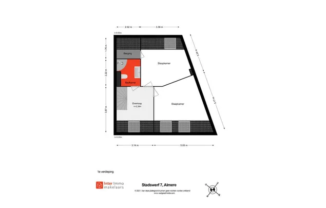 Huur 3 slaapkamer huis van 110 m² in Almere