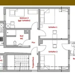 Miete 4 Schlafzimmer wohnung von 80 m² in Ludwigsburg