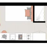 Alquilo 1 dormitorio apartamento de 21 m² en Pamplona