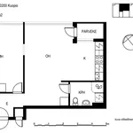 Rent 2 bedroom apartment of 47 m² in Kuopio