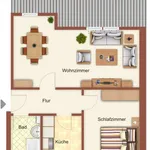 Miete 2 Schlafzimmer wohnung von 49 m² in Sondershausen