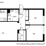 Rent 3 bedroom apartment of 61 m² in Helsinki