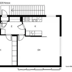 Rent 2 bedroom apartment of 54 m² in Kerava