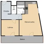 Rent 2 bedroom apartment of 69 m² in České Budějovice