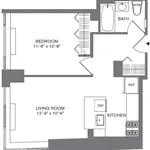 Rent 1 bedroom apartment of 596 m² in Manhattan