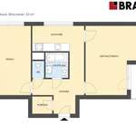 Rent 2 bedroom apartment of 59 m² in Brno