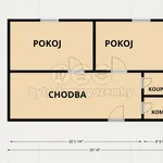 Pronájem bytu 2+kk 42m²