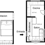 Rent 1 bedroom apartment in Madrid