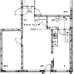 Vuokraa 3 makuuhuoneen asunto, 74 m² paikassa Vantaa