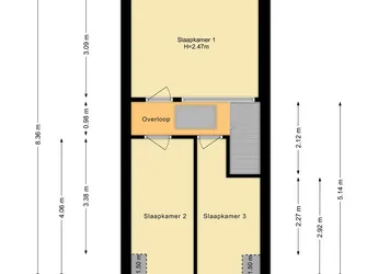 Huur 3 slaapkamer huis van 82 m² in Schiedam