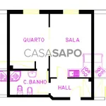 Rent 1 bedroom apartment of 35 m² in Caldas da Rainha