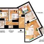 Appartement de 23 m² avec 1 chambre(s) en location à Saint-Denis