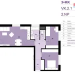 Rent 3 bedroom apartment of 73 m² in Praha