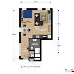 Huur 1 slaapkamer appartement van 40 m² in Amsterdam