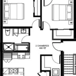 Appartement de 893 m² avec 3 chambre(s) en location à Gatineau