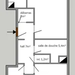  appartement avec 2 chambre(s) en location à Jambes