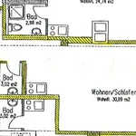 Miete 1 Schlafzimmer wohnung von 31 m² in Ansbach