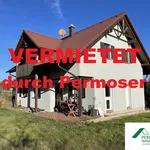 neuwertiges Fertigteilhaus mit Erdwärmeheizung und großem Garten in toller Lage zu vermieten