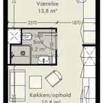 Rent 2 bedroom apartment of 50 m² in Aalborg