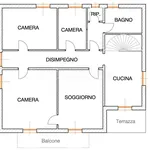 Affitto 5 camera appartamento di 124 m² in Malalbergo