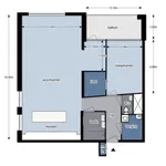 Huur 1 slaapkamer appartement van 110 m² in 
			Wittgensteinlaan (West) Amsterdam        