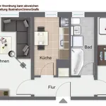 Miete 2 Schlafzimmer wohnung von 39 m² in Sondershausen