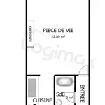 Appartement de 31 m² avec 1 chambre(s) en location à La Rochelle