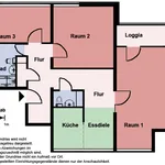 Miete 3 Schlafzimmer wohnung von 82 m² in Dortmund