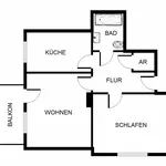 Miete 2 Schlafzimmer wohnung von 60 m² in Gelsenkirchen