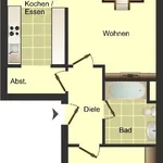 Miete 2 Schlafzimmer haus von 58 m² in Duisburg