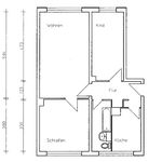 Miete 2 Schlafzimmer wohnung von 58 m² in Magdeburg